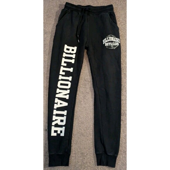 Billionaire Boys Club Collegiate Black Sweatpants Joggers Men's Medium - Picture 1 of 6